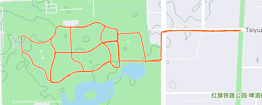 Карта физической активности (Evening Run 12.4KM 🌫️)