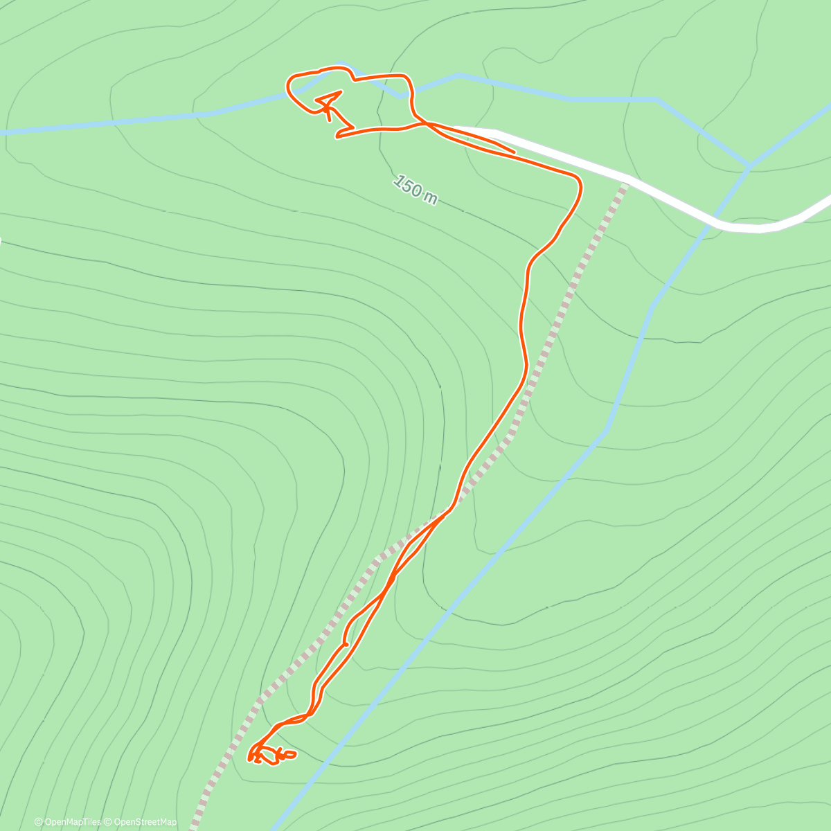 Карта физической активности (Tada Waterfall)