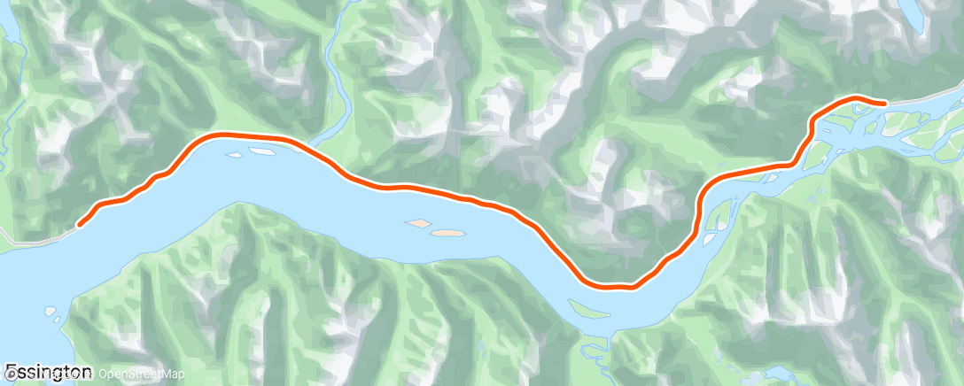 Map of the activity, ROUVY - Skeena River | Canada