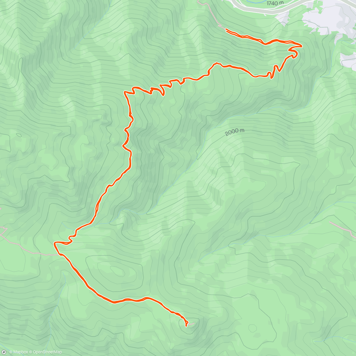 Mapa de la actividad, Morning Hike - Stone Mountain