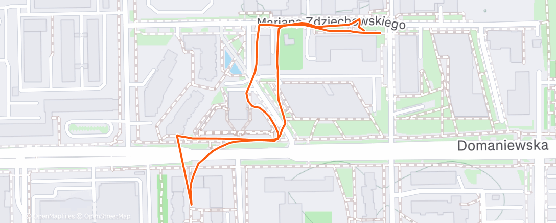 Map of the activity, Afternoon Walk