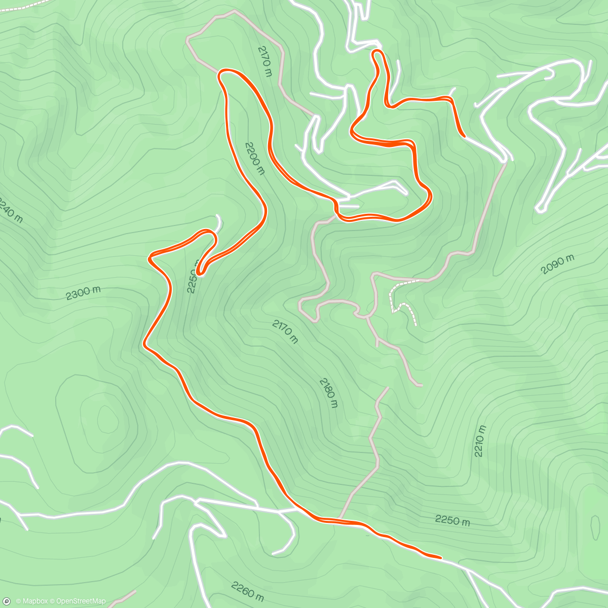 Map of the activity, Snowlandia