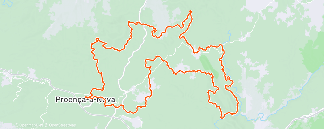 Map of the activity, Campeonato nacional Endurance - Proença Cross Trail 100k