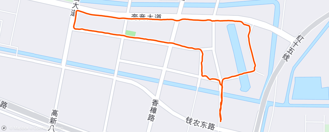 Map of the activity, Hangzhou