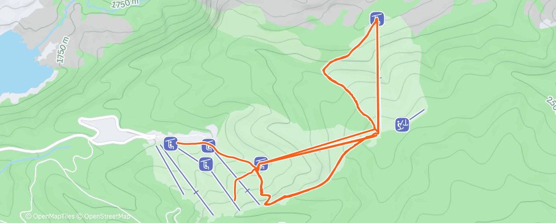Mappa dell'attività Afternoon Alpine Ski