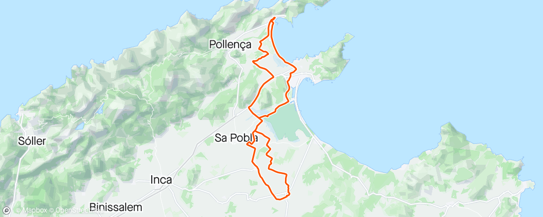 Map of the activity, Santa Margalida