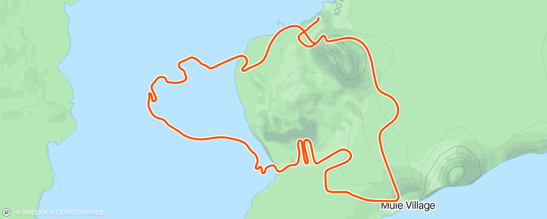 Map of the activity, Zwift - Group Ride: The HERD Wacky Wednesday (D) on Volcano Climb After Party in Watopia