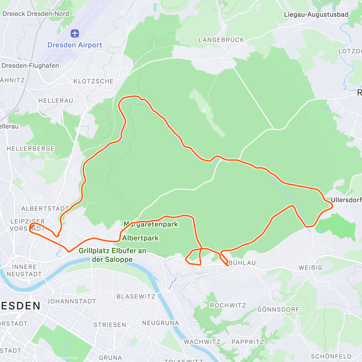 Map of the activity, Heide | winter gravel