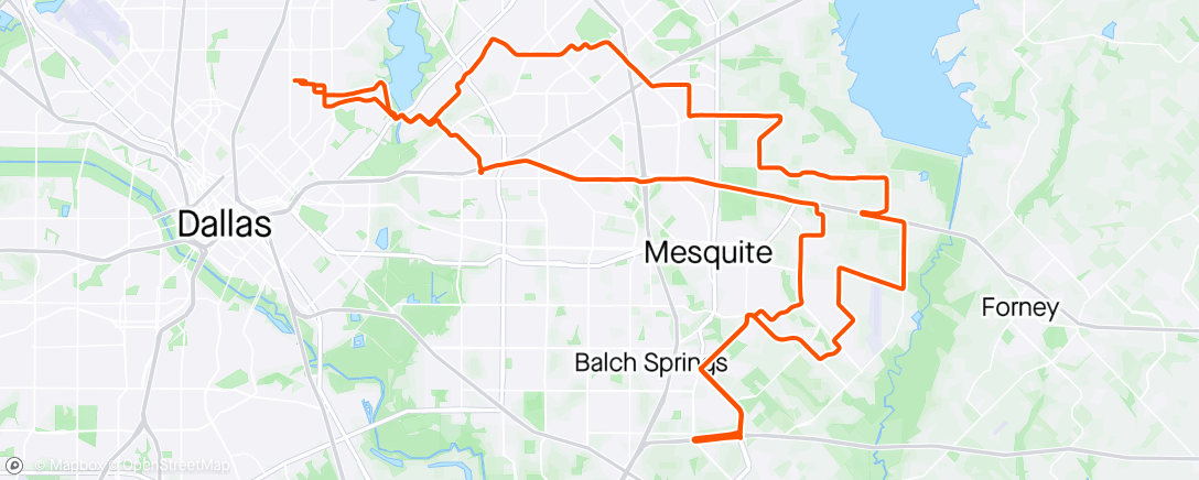 Mapa da atividade, Moderate Mixed Rouleur Ride