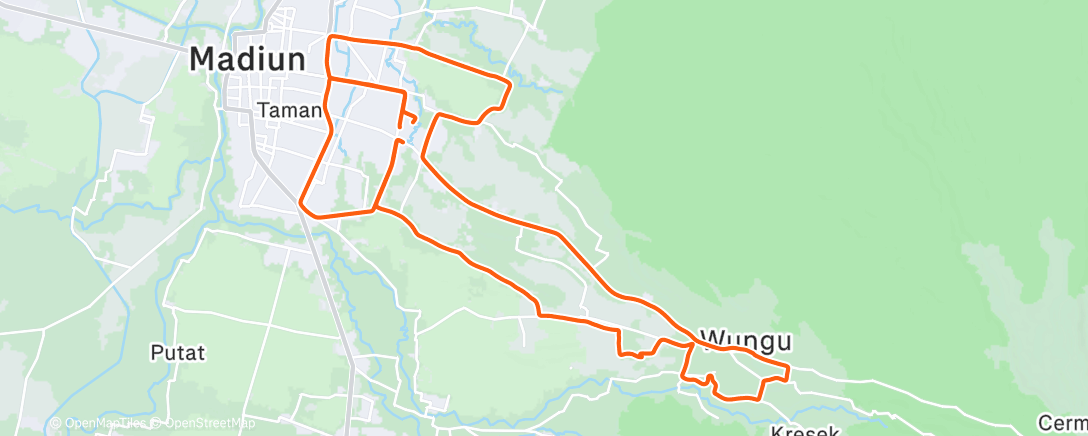 Map of the activity, Gobar liga MCC