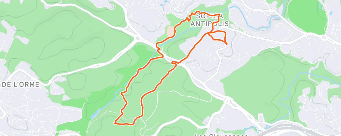 Mappa dell'attività Dégraissage de l'équipe