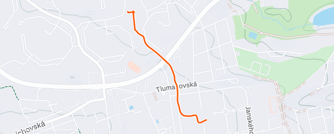 Карта физической активности (Afternoon Walk)