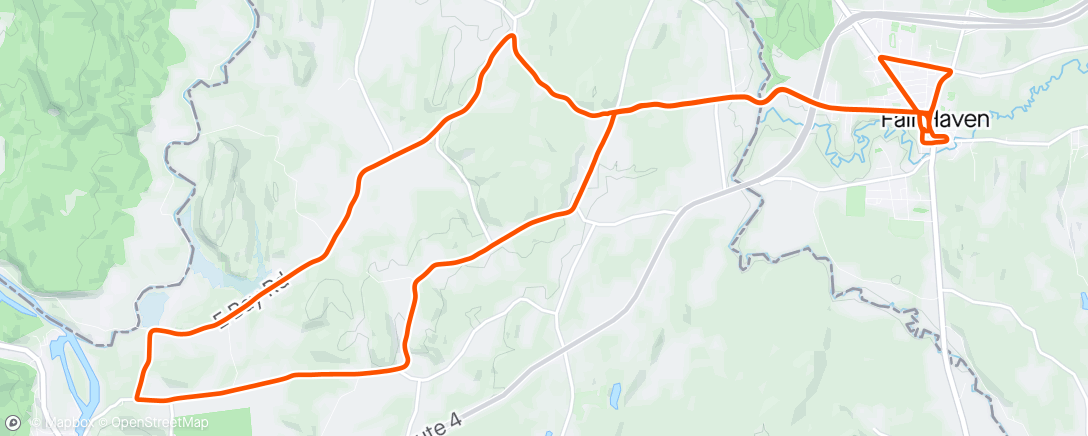 Map of the activity, Amish Loop