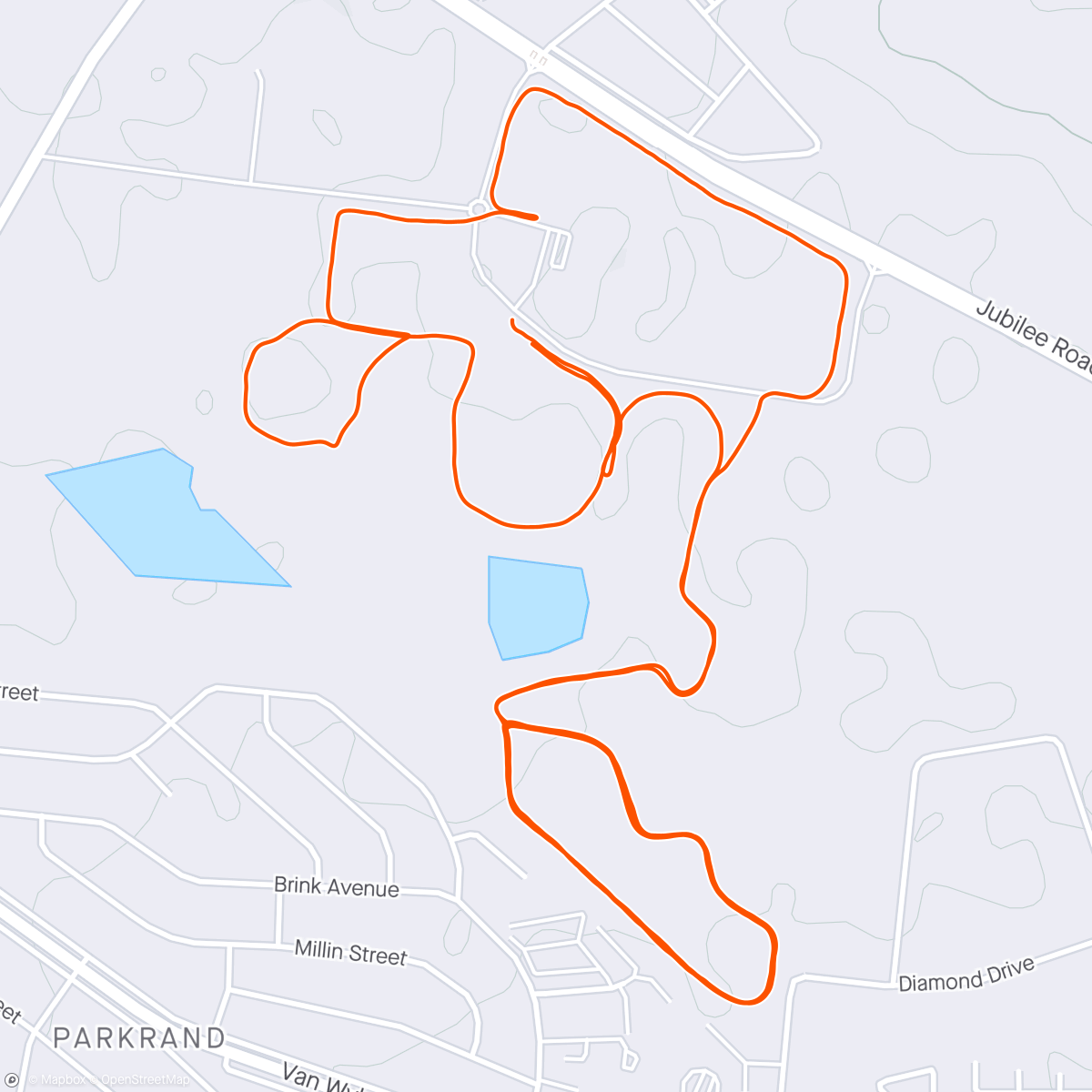 Map of the activity, Morning Trail Run....🤏 by 🤏