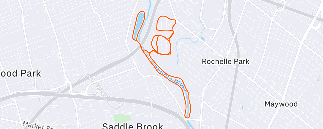 Mapa de la actividad (Lunch Run)