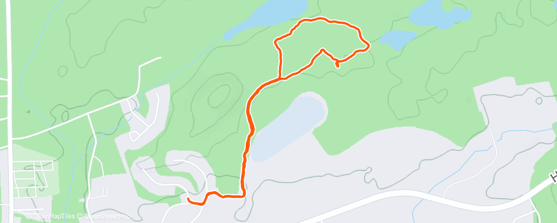 Mappa dell'attività Afternoon Walk