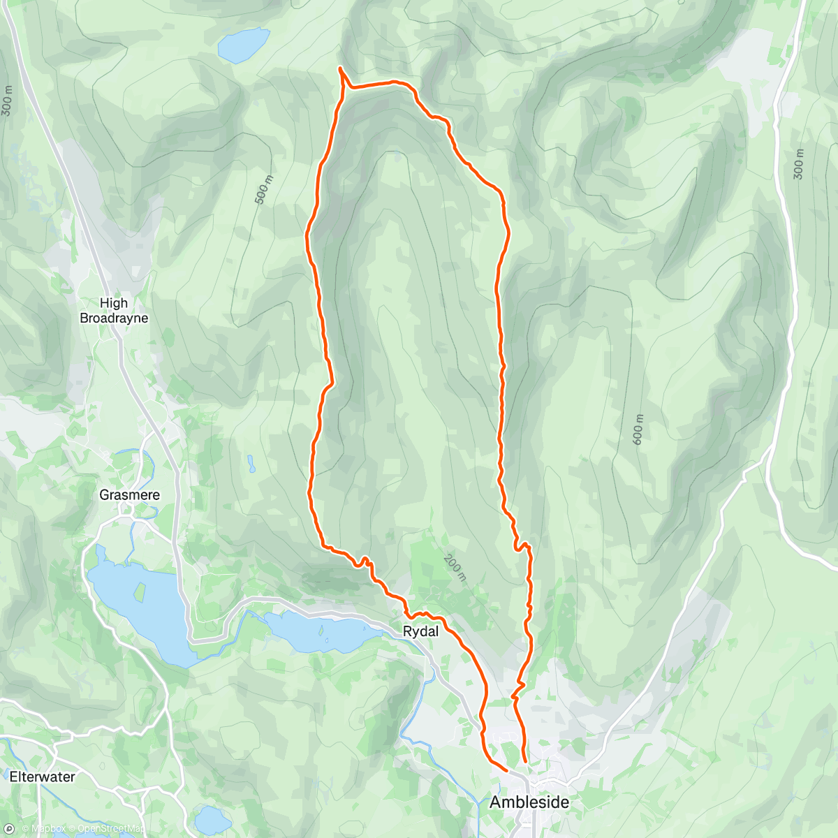 Map of the activity, Fairfield Horseshoe 🏃‍♂️🏃🏼‍♀️🐕