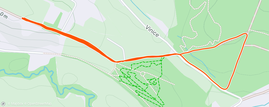 Map of the activity, R.A.P.L. Vysoké Mýto “vánoční tréninkový camp”