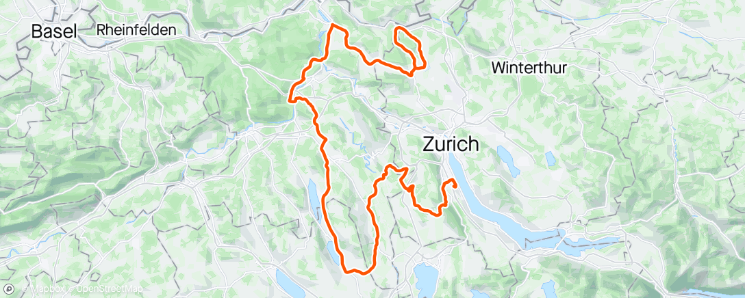 Map of the activity, 3 etapa Tour de Suiza