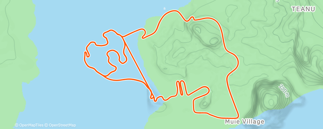Map of the activity, Huke av en 100km i desember også!