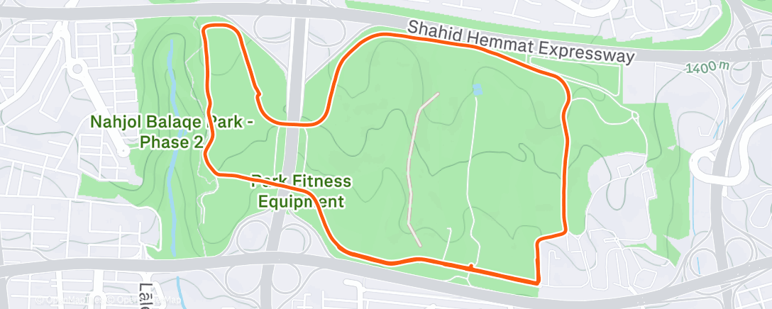 Карта физической активности (Morning Run)