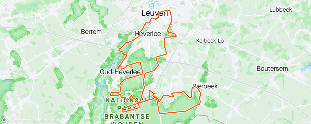 Map of the activity, Leuven has better weather than Zurich