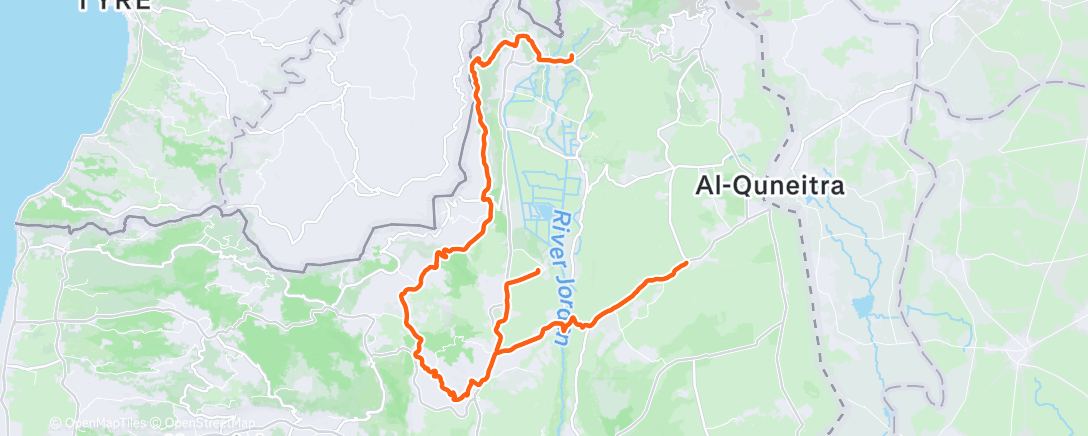 Карта физической активности (Morning Ride)