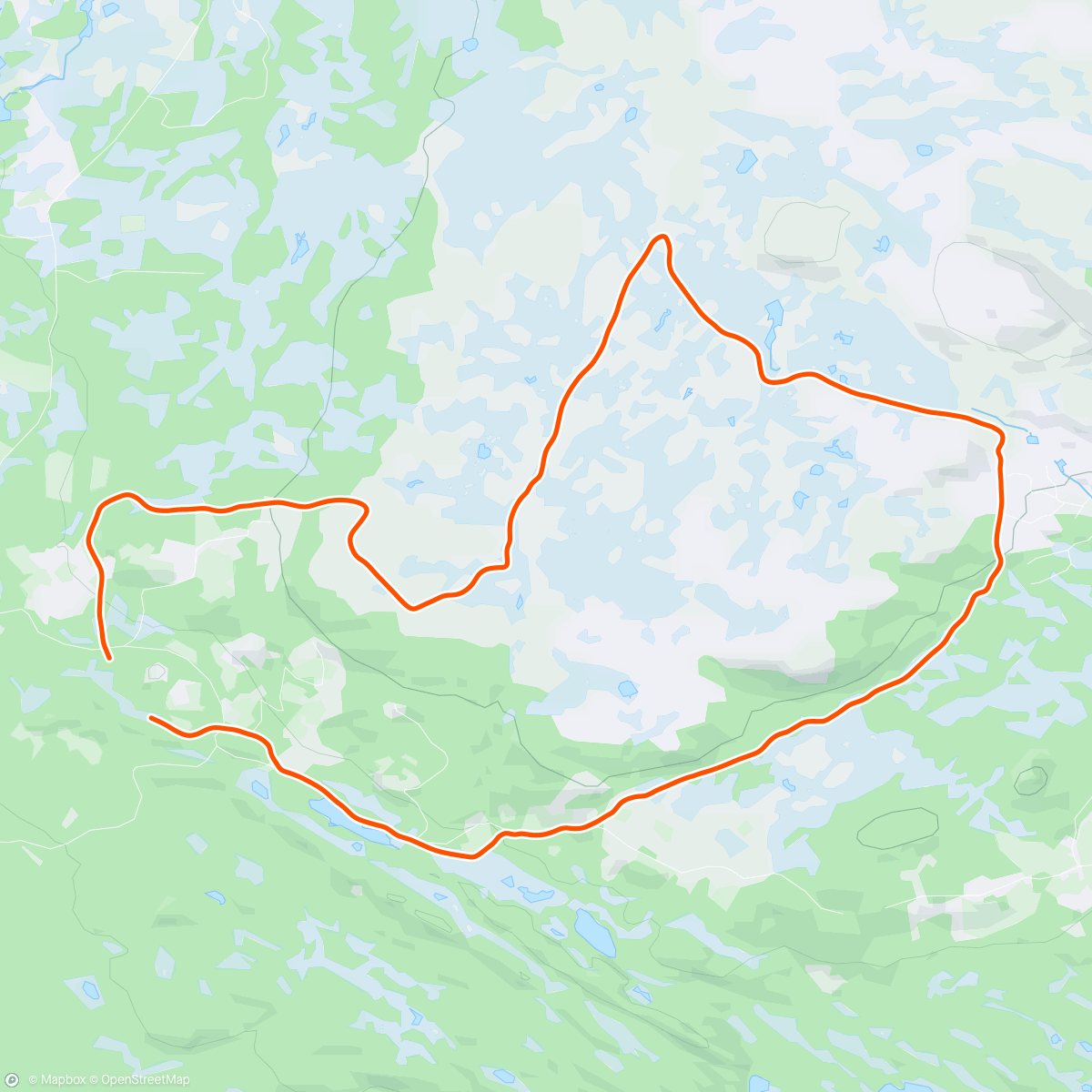 Map of the activity, Nebuløst