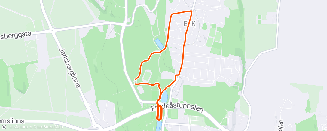 Map of the activity, 8 x 4 minutter med TLK i Tønsberg