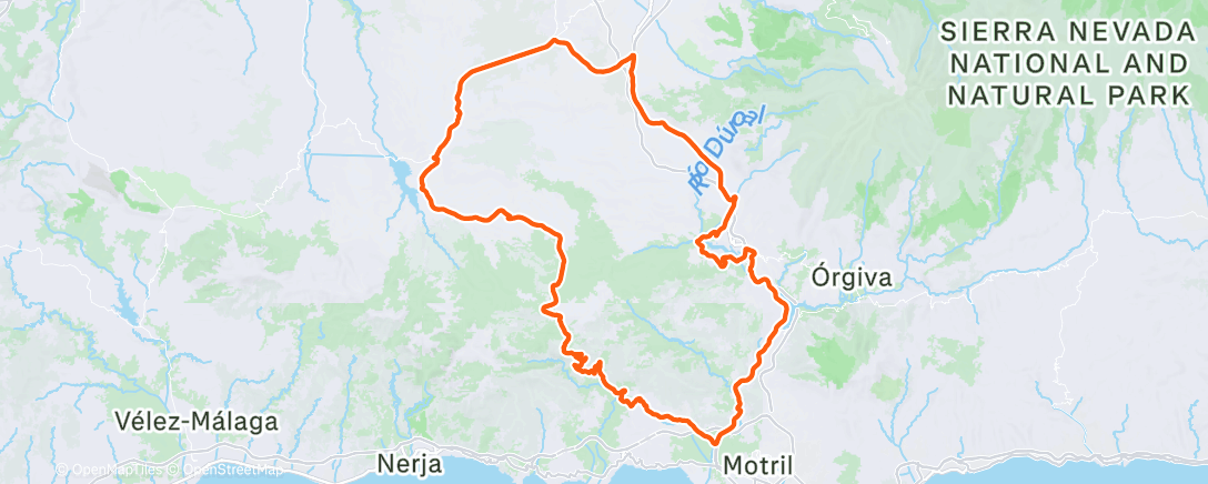 Map of the activity, Morning Ride