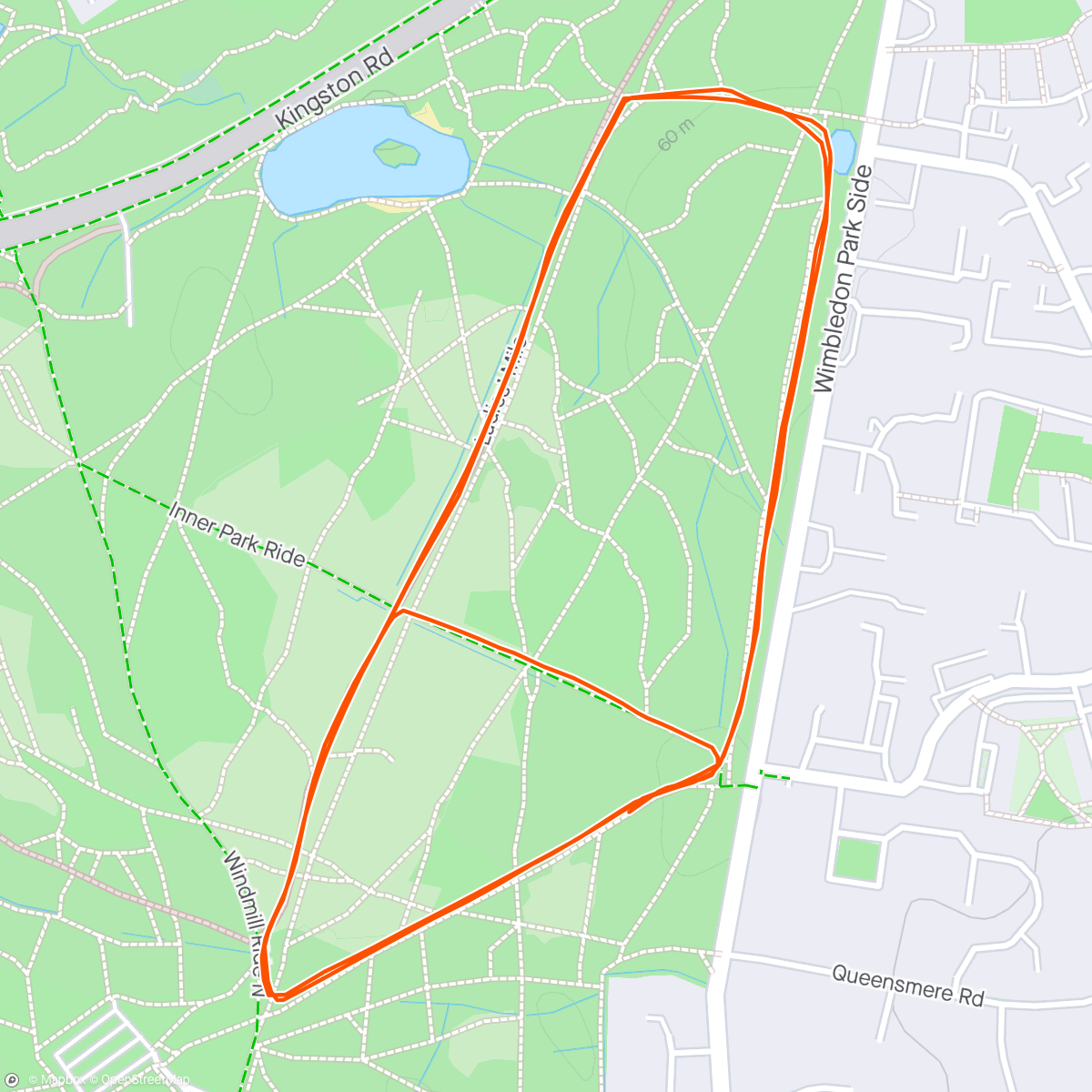 Map of the activity, 23rd Place, Wimbledon Common parkrun | FRC Stripes Donned, Time To Meet The New Trail Group! ◼️◻️ ◼️