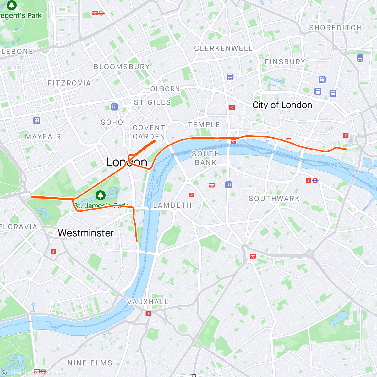 Mappa dell'attività Zwift - TT: Herd Stampede ITT (C) on Greater London Flat in London