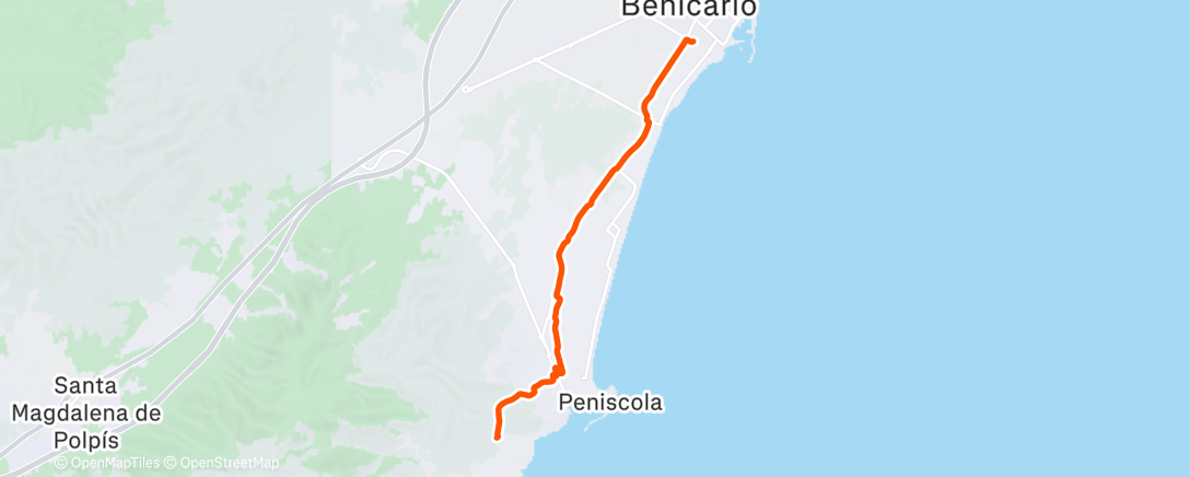 Map of the activity, Morning Ride