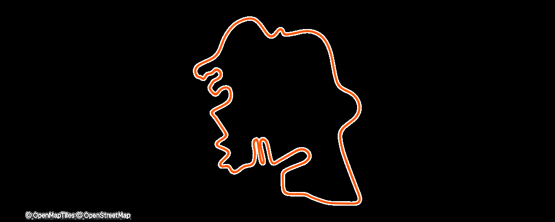 Карта физической активности (Zwift - New Workout on Flat Route in Watopia)