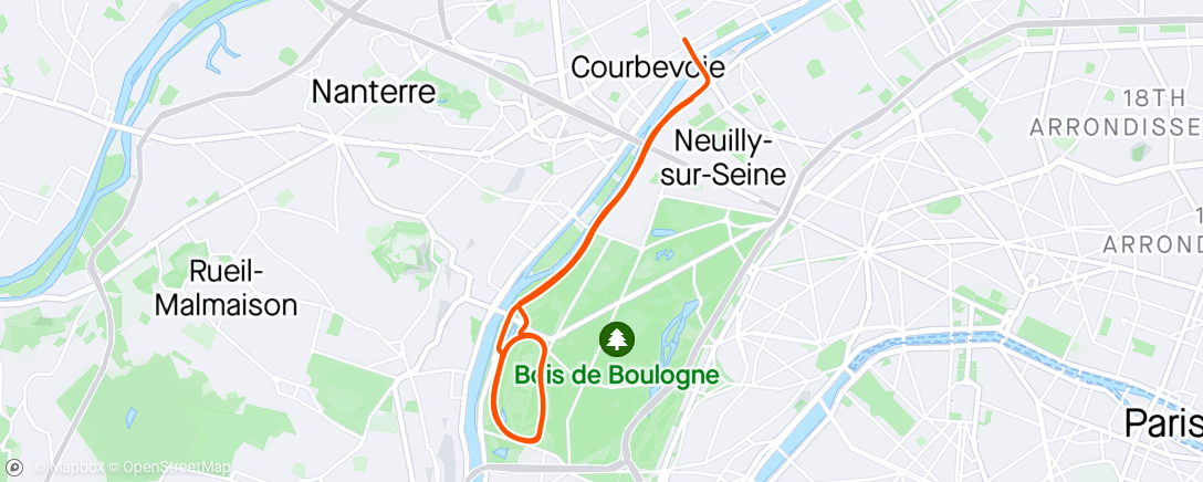 Map of the activity, Vélocité 49x15