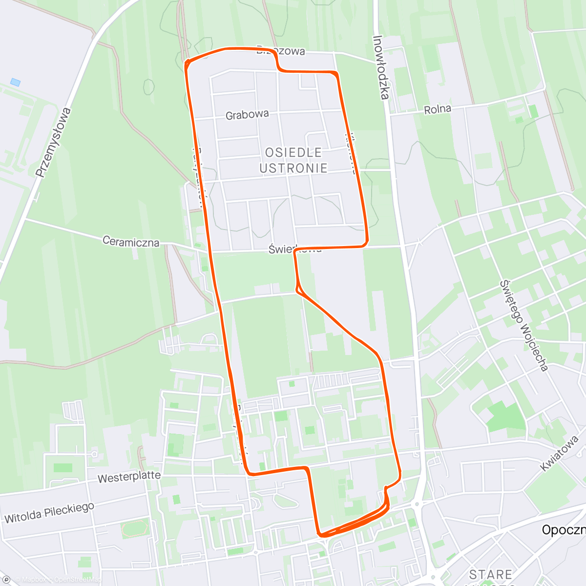 Map of the activity, Rowerowa zabawa, rowerowa obstawa 😉
III Opoczno Run z Wandą Panfil 🏃‍♂️🏃‍♀️🏃🚴‍♂️🚴‍♀️🚴