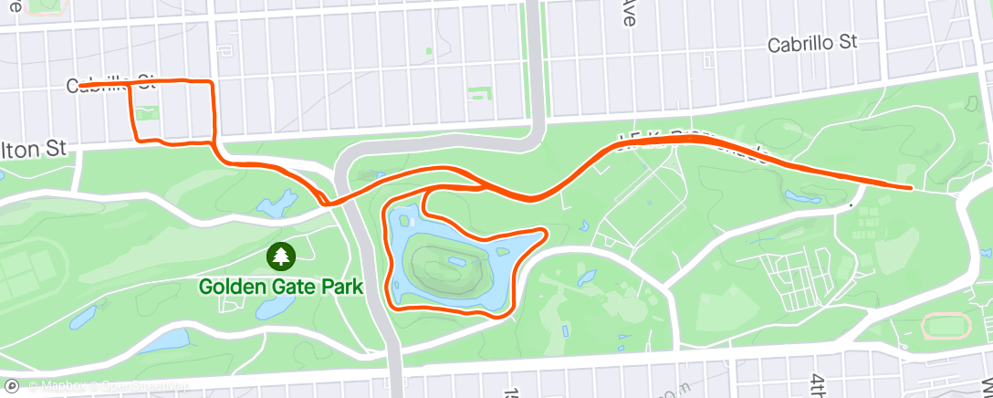 Map of the activity, Course preview