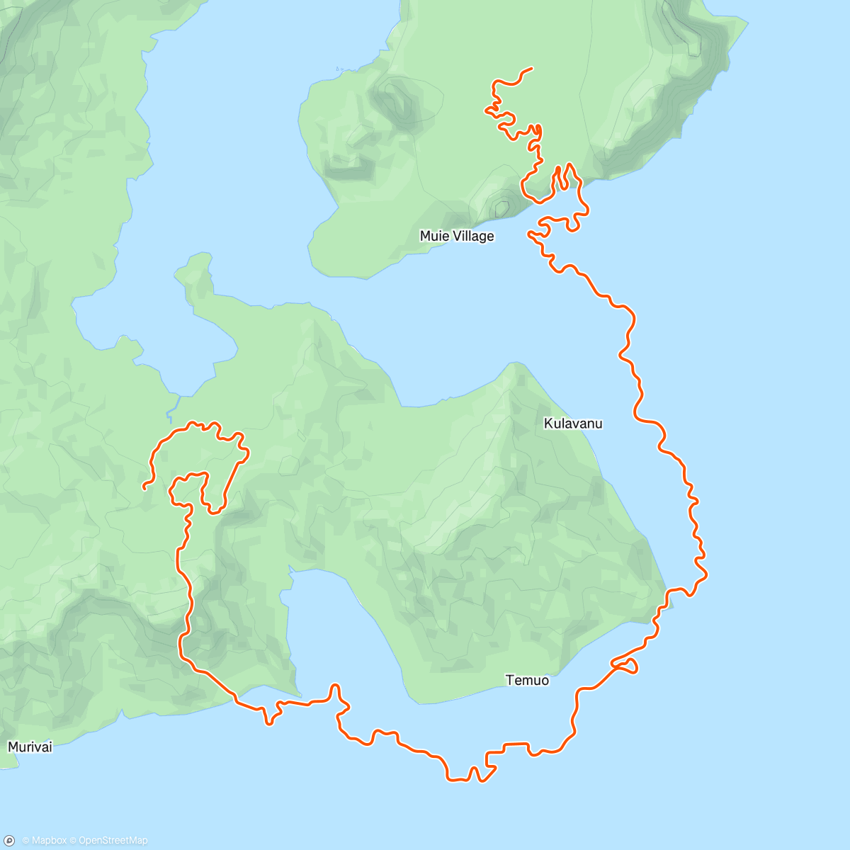 Map of the activity, Zwift - ftp court on Jurassic Coast in Watopia