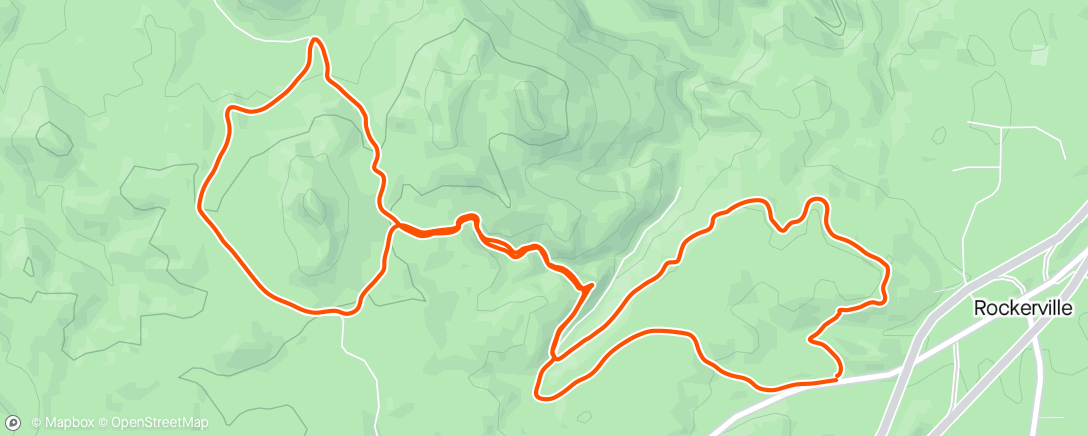 Map of the activity, BHRC Coon Hollow 10k