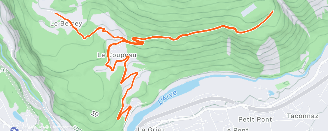 Map of the activity, L'onglet à Merlet 🥶😅