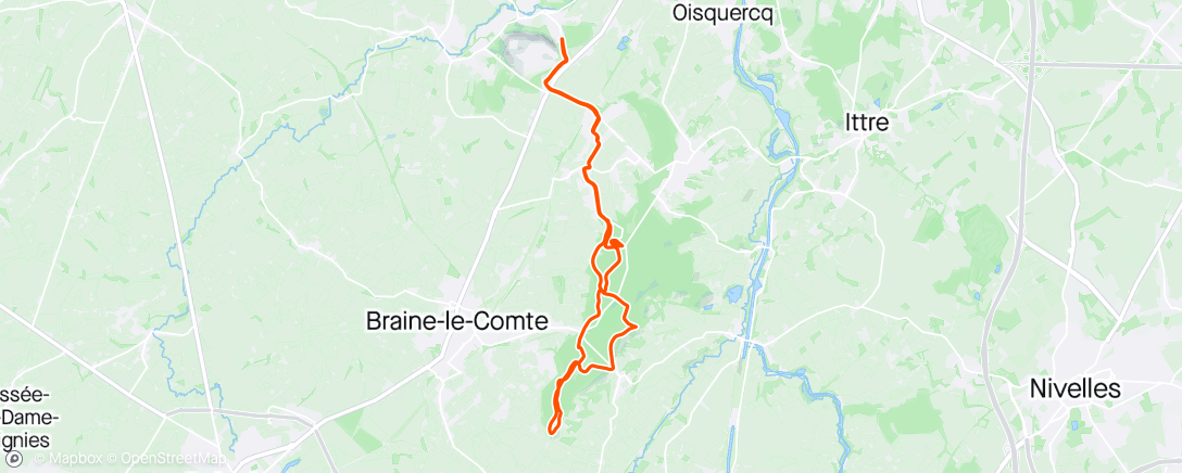Map of the activity, Sortie d'apres-midi