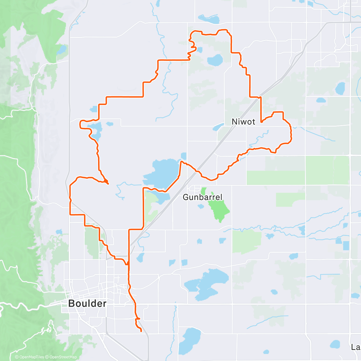 Mapa de la actividad, Better day for riding than skiing...come on snow!