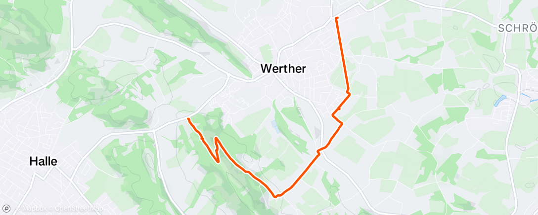 Map of the activity, Spaziergang zurück