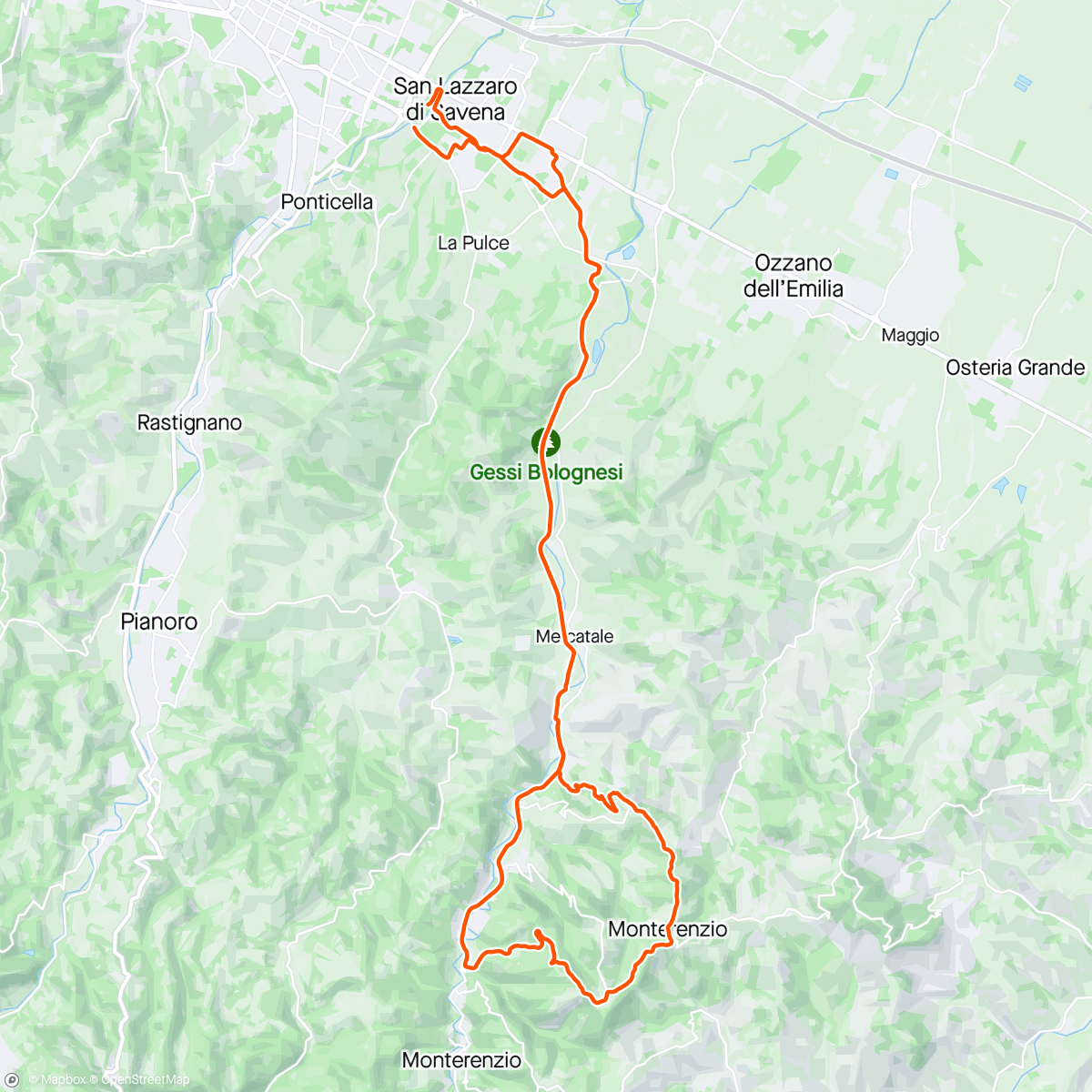 Mapa de la actividad, L'antistress x eccellenza la Mountain Bike ❤️
