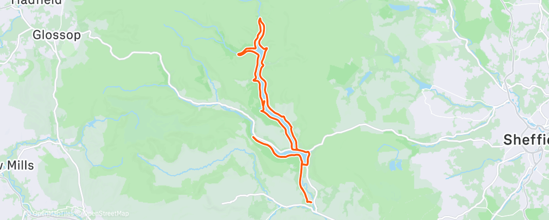 Map of the activity, Three dams