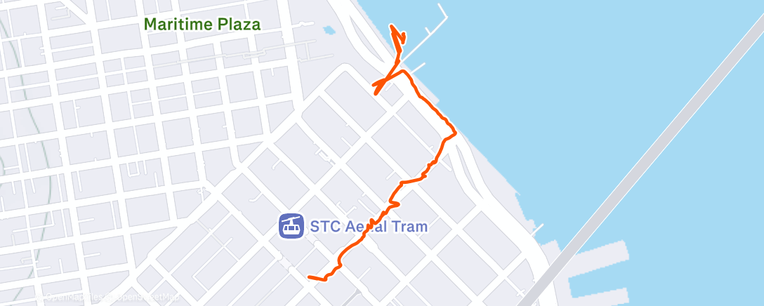 Map of the activity, Afternoon Walk