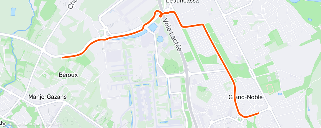 Map of the activity, Afternoon Ride