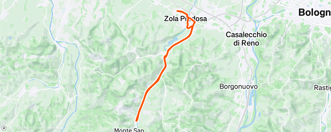 Map of the activity, Morning Ride