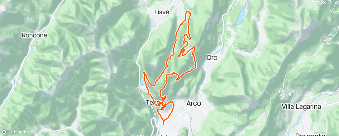Map of the activity, Ronda Grande 🏔️