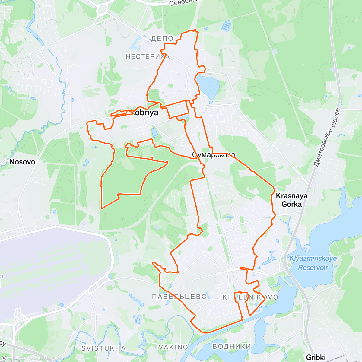 Map of the activity, МУД N14  с БегЛо🏃🏻‍♀️